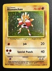 Hitmonchan 7/102 Base Set Holo MP - Vintage Pokemon Card