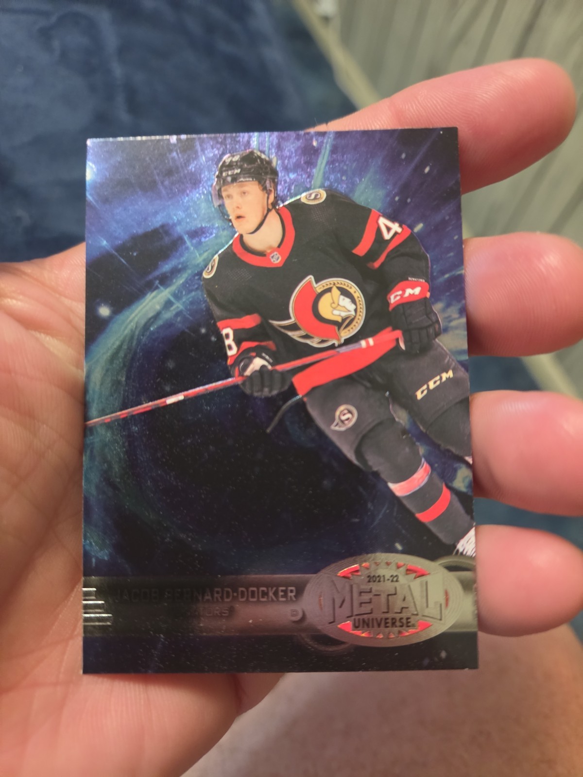 2021-22 SkyBox Metal Universe #R-37 Jacob Bernard-Docker Ottawa Senators