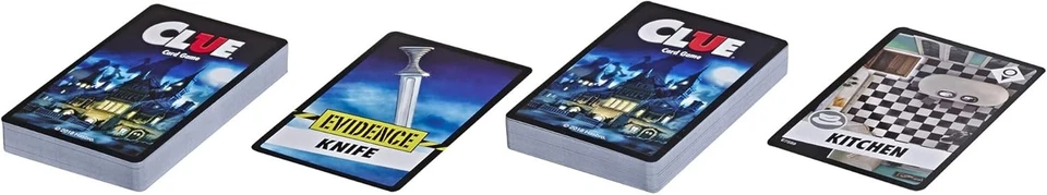 Hasbro Gaming Clue Card Game, 3-4 Player Strategy Game - Image 3 of 4