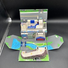 Vintage 1988 Micro Machines Super City Toolbox Action Playset Incomplete