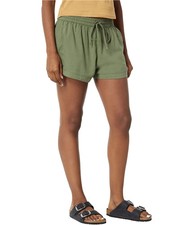 Hurley Womens Cindy Twill Casual Walking Shorts, oilgreen, M