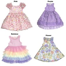 Rare Editions Girls Lightweight Knee Length Special Occasion Dress