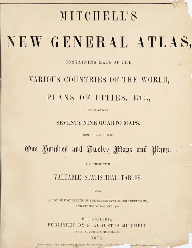 1875 Cidade de BALTIMORE - MARYLAND Mapa ORIGINAL (11X9) WARDS RAILROADS - Imagem 3 de 4
