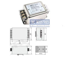 1Pcs New For Single phase bipolar filter T073-10D 10A