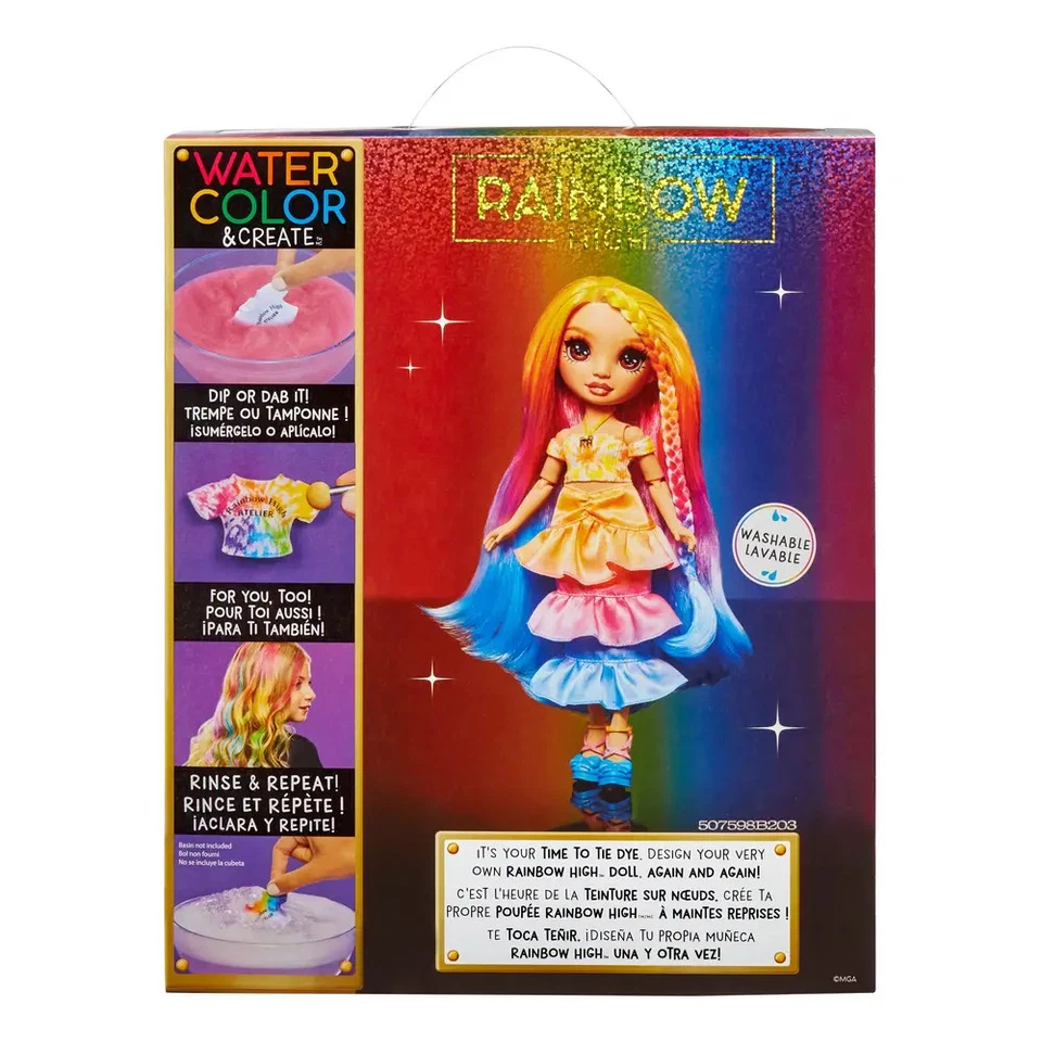 Rainbow High WaterColor & Create NEW Theme Dolls- brown eyes - Bild 3 von 4
