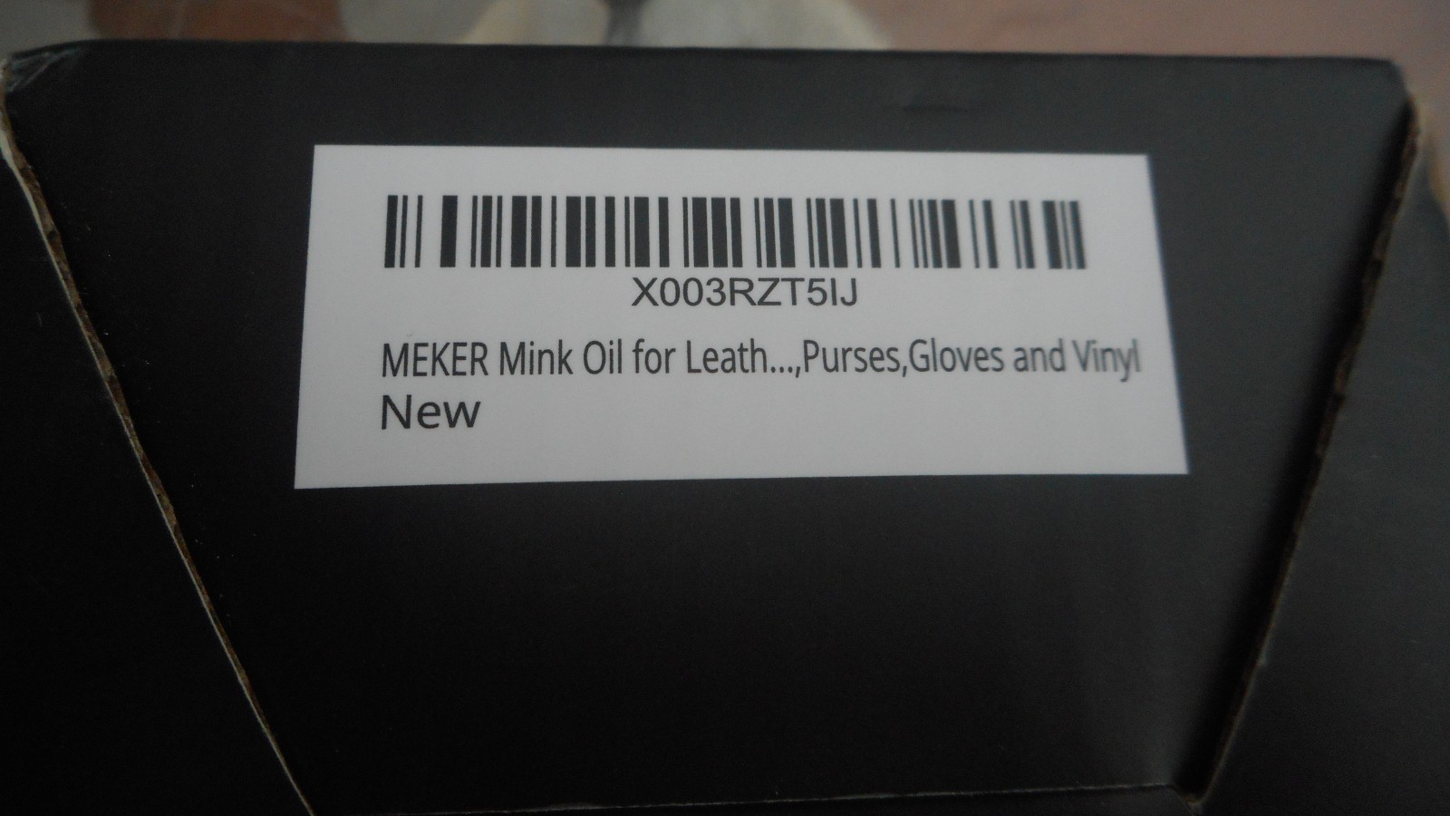 2pk  Meker All Natural Mink Oil Leather Care Waterproof, Anti-Stain 3.5 oz.