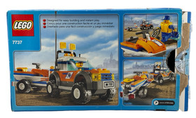Lego City 7737 Coast Guard 4WD & Jet Scooter 2008 Complete w/ Instructions