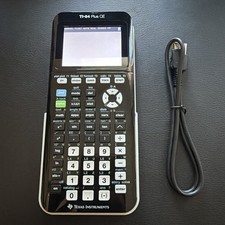 Texas Instruments 84 Plus CE Graphing Calculator - Black: 35MB Storage SAT