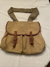 Vintage Brady Halesowen Vintage Canvas Leather Fishing Bag,  Fly Fishing Bag