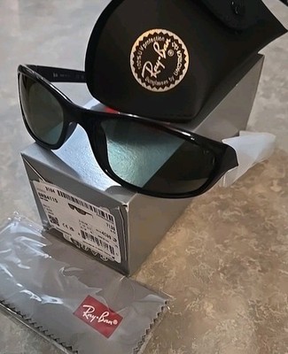  Ray-Ban Polarized Sm Predator Active Lifestyle Sunglasses RB4115 601/9A Wrap
