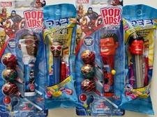 HULK & SAM WILSON - PEZ Dispensers & POP UP! Chupa Chups Lollipops - Flix Candy