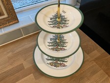 Spode Kuchenständer "Christmas Tree" 3 Etagen 