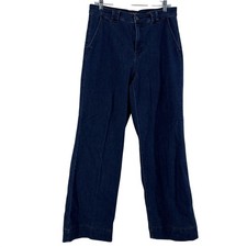 Judy Blue Wide Leg Jeans Womens 11/30 Blue Dark Wash Stretch Denim 30x30