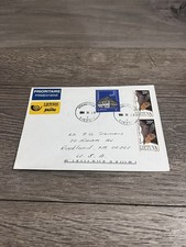Lithuania Priority Airmail Cover Lietuva Bats Stamps to USA 1996