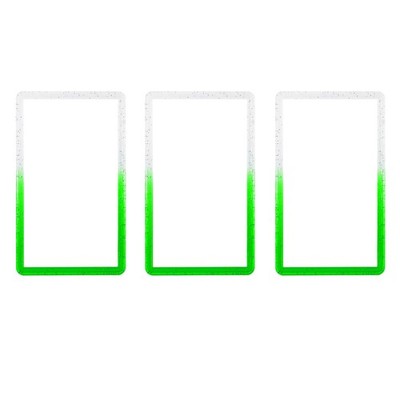3PCS STACKABLE Gradient Color Slab Bumper Guard Protector for PSA Graded Cards