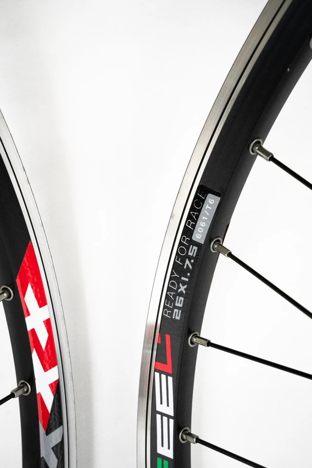 Set ruote MTB BOX 26" x 1.75 Shimano 8/9/10 v, Pista V‑brake e flap inclusi - Image 4 of 4