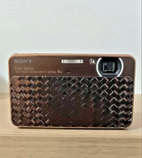Sony Cyber-shot DSC-T99D Brown 14.1MP Digital Camera 4x Zoom Tested Working