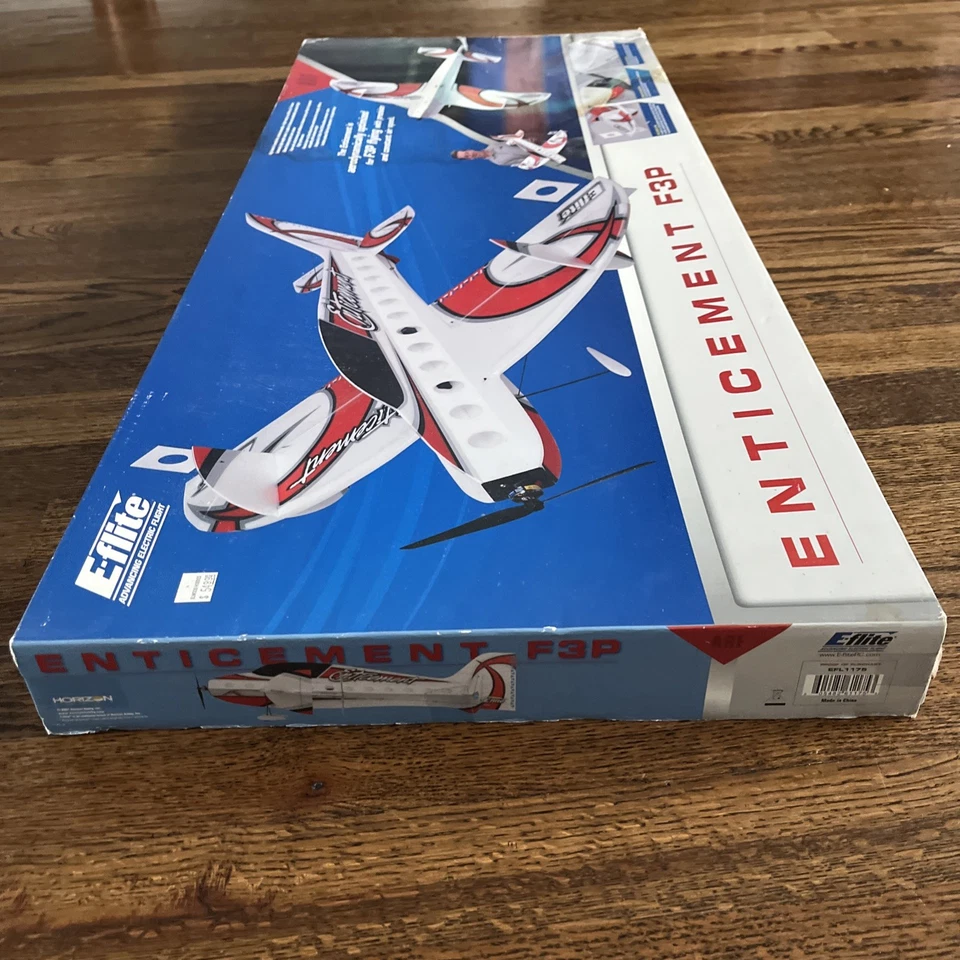 E-Flite Enticement F3P ARF Model Airplane NIB Plane Airplane Fun Box Wear - Image 3 of 4