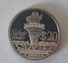 Liberty Dollar $20 1 oz .999 Fine Silver Round Coin 2006 Collectible