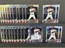 Nolan Schubart Lot (24) 2025 Bowman Draft – Chrome Auto, Chrome & Refractors