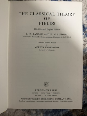 #ad The Classical Theory Of Fields Vol.2 Landau amp; Lifshitz $64.73