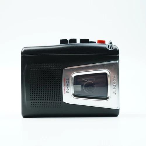 Sony TCM-16 Portable Cassette-Corder Handheld Voice Recorder Vintage Walkman
