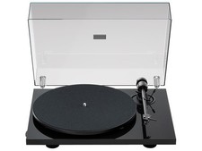 Pro-Ject E1.2 Phono nero laccato giradischi a cinghia con testina Pick IT MM E