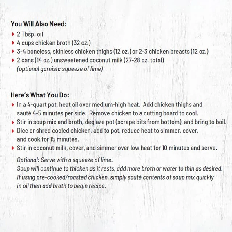 Frontier Soups Casero en Minutos Thai Wai Coco Curry, 6.25 OZ, 2 Paquete Foto 3 de 4