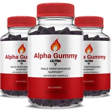 (3 Pack) Alpha Gummy Ultra Max Performance, Alpha Gummy Reviews (3 Month Supply)