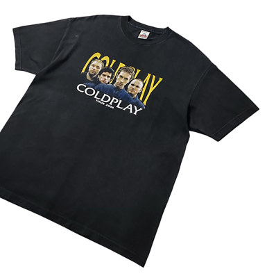 RARE Coldplay Vintage 2006 USA Tour T shirt size XL 2000s