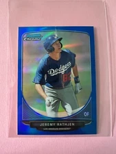 A106,476 - 2013 Bowman Chrome Mini Blue Refractors #306 Jeremy Rathjen/99