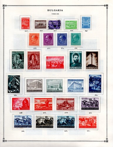 BULGARIA 1879-1959 HUGE COLLECTION OF 1,000+ STAMPS, MINT & USED ON 30+ PAGES - Picture 10 of 24