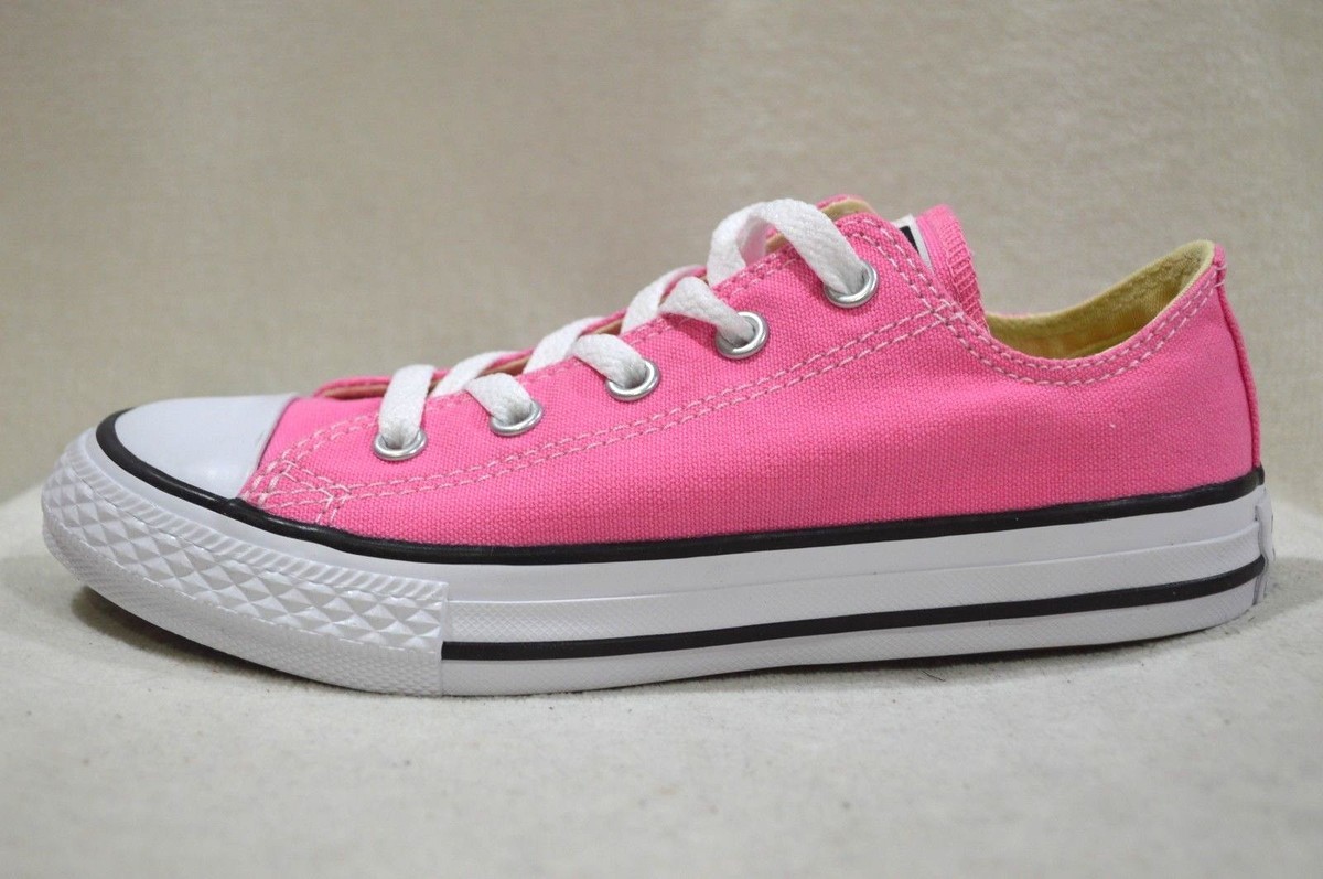 Converse Girl's Chuck Taylor All Star OX Pink Sneakers - Size 11/3