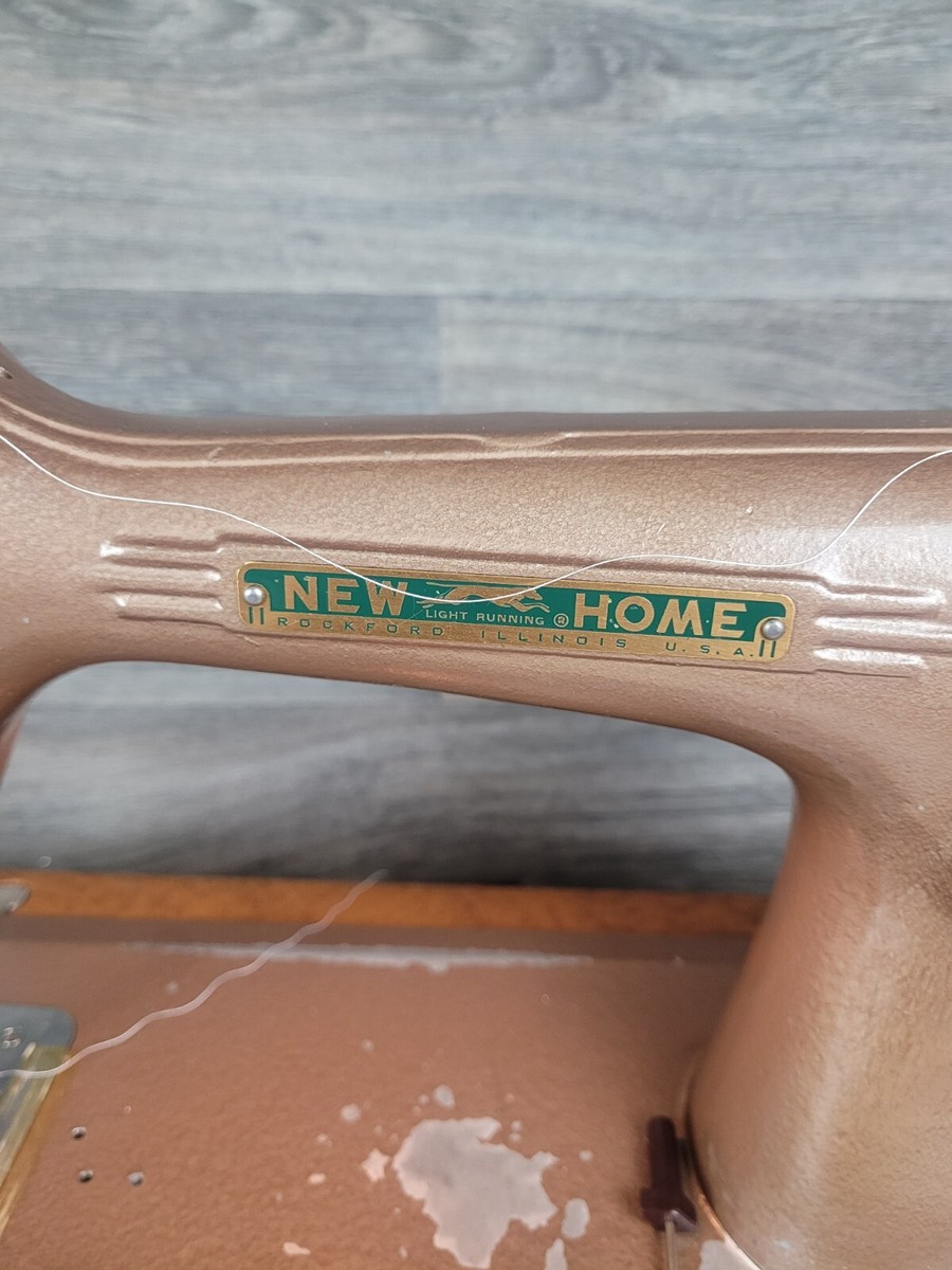 Vintage New Home Sewing Machine Light-Running Al 201 No.13