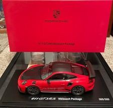 1/18 Spark Porsche 911 GT3 RS Weissach Package (991.2) - Guards Red - 1 of 500
