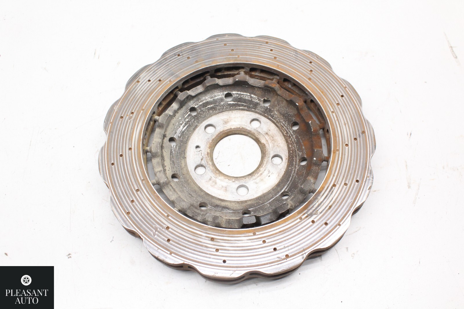 Genuine OEM Front 356mm Cross-Drilled Vented Disc Brake Rotor For Audi R8 RS5