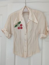 Rare Vintage Lee Bender Bus Stop Blouse Size 6 UK 10 