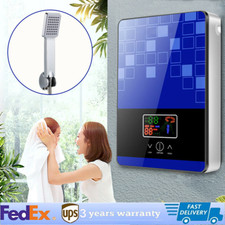 4500W 110V Electric Instant Hot Water Heater Tankless Boiler Bathroom Shower US