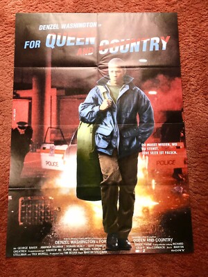 For Queen and Country Kinoplakat Poster A1, Denzel Washington
