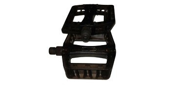 NEU VAVERT LIGHT FAHRRAD POLYCARBONAT 9/16'' FLACHE PLATTFORM FAHRRADPEDALE SCHWARZ (PAAR)