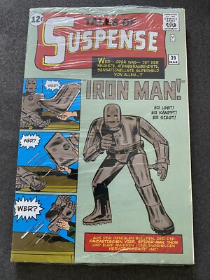 TALES OF SUSPENSE 39 - 1st IRON MAN - GERMAN REPRINT NOS OVP im Jubiläum Pack #9