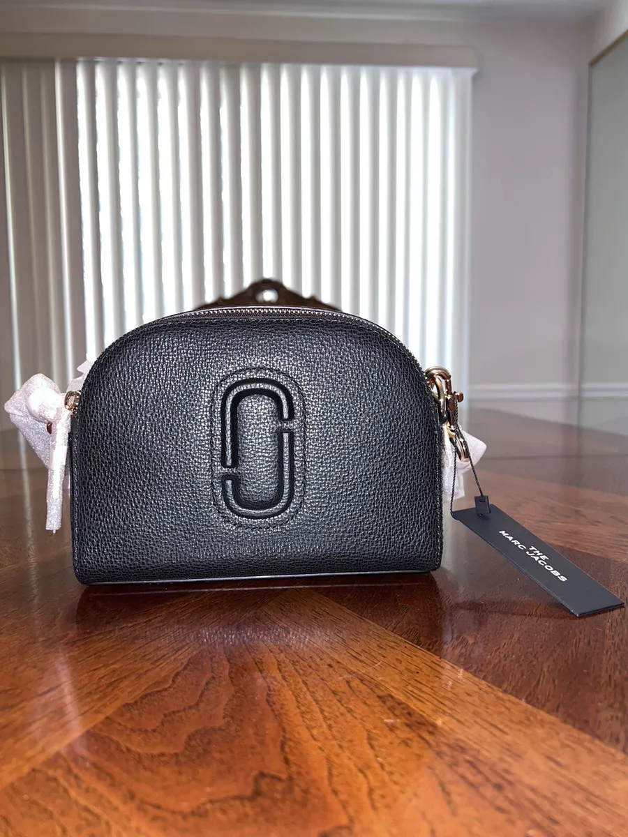 NWT Marc Jacobs Shutter Leather Crossbody Black