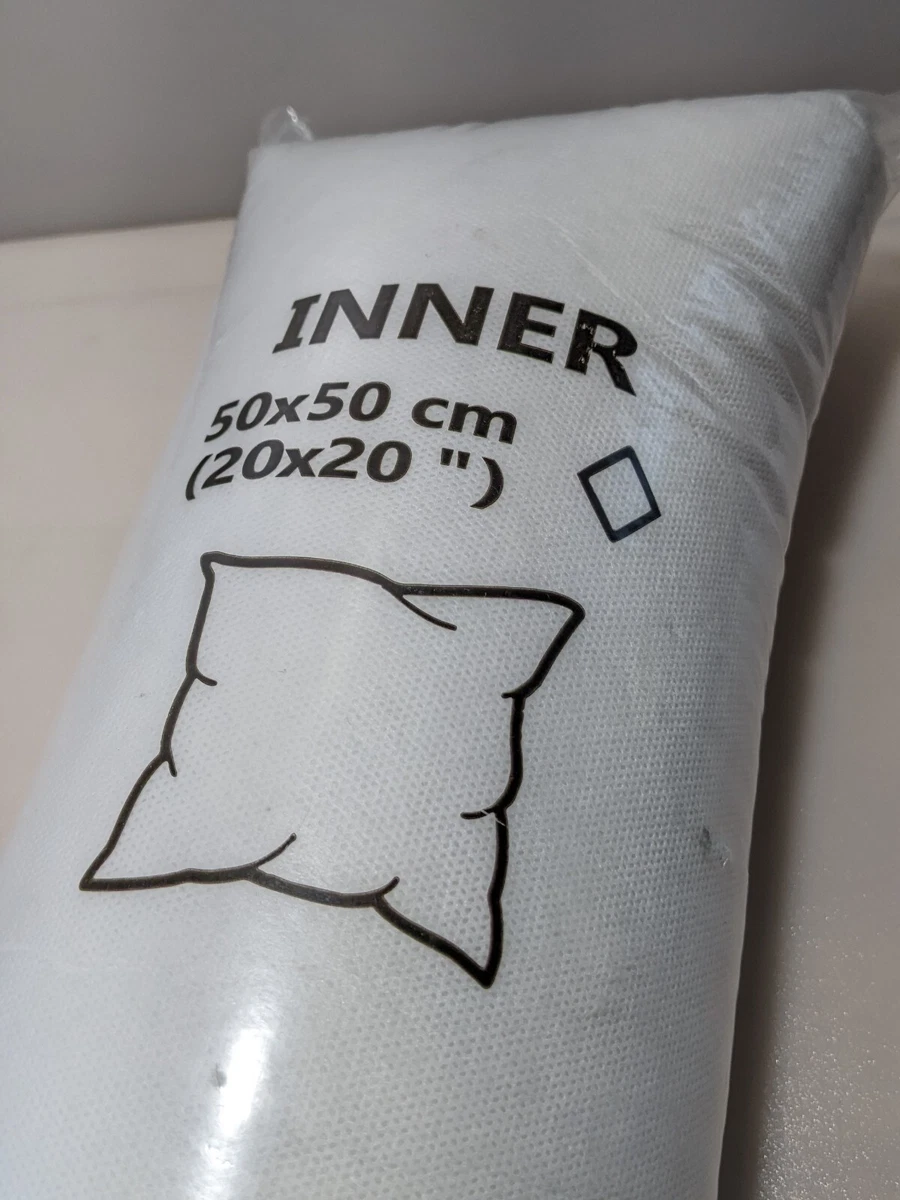 IKEA INNER cushion filler pillow white 20 x 20 in 702.621.97