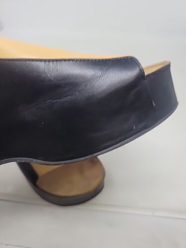 Robert Clergerie Wedges Black And Tan Made In France Size 8.5 - Picture 18 of 24