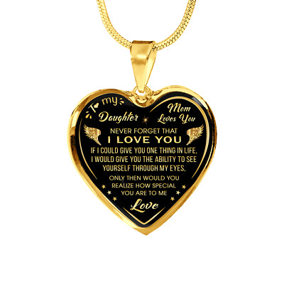 To My Daughter Gift How Special You Are To Me Heart Necklace For Little  Girl