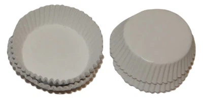 CANDY MOLDS N MORE #601 White Paper Candy Cups 200 Pack Candy Making Supplies CP-17-200 NEW