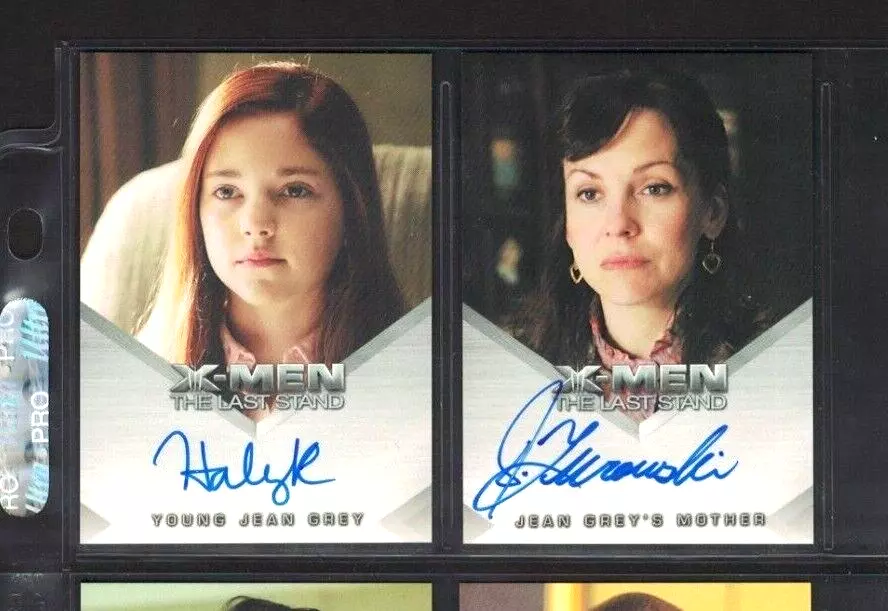 X-MEN THE LAST STAND X-3 AUTOGRAPH CARDS HALEY RAMM JEAN GREY & DESIREE  ZUROWSKI | eBay