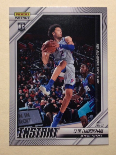 2021-22 Panini Instant Cade Cunningham RC #262 ROOKIE ALL-STAR TEAM PR 1034