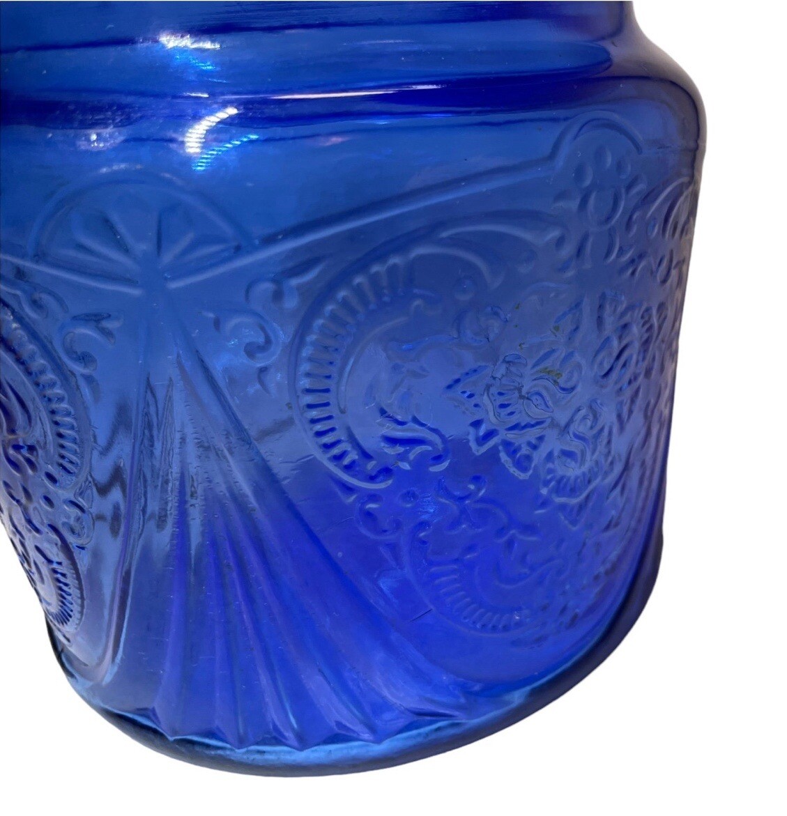 Royal Lace Cookie Jar & Lid Depression Glass-Authentic Hazel