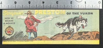 Vintage Quaker Oats Sergeant Preston Of The Yukon Promotional Comic 14pg